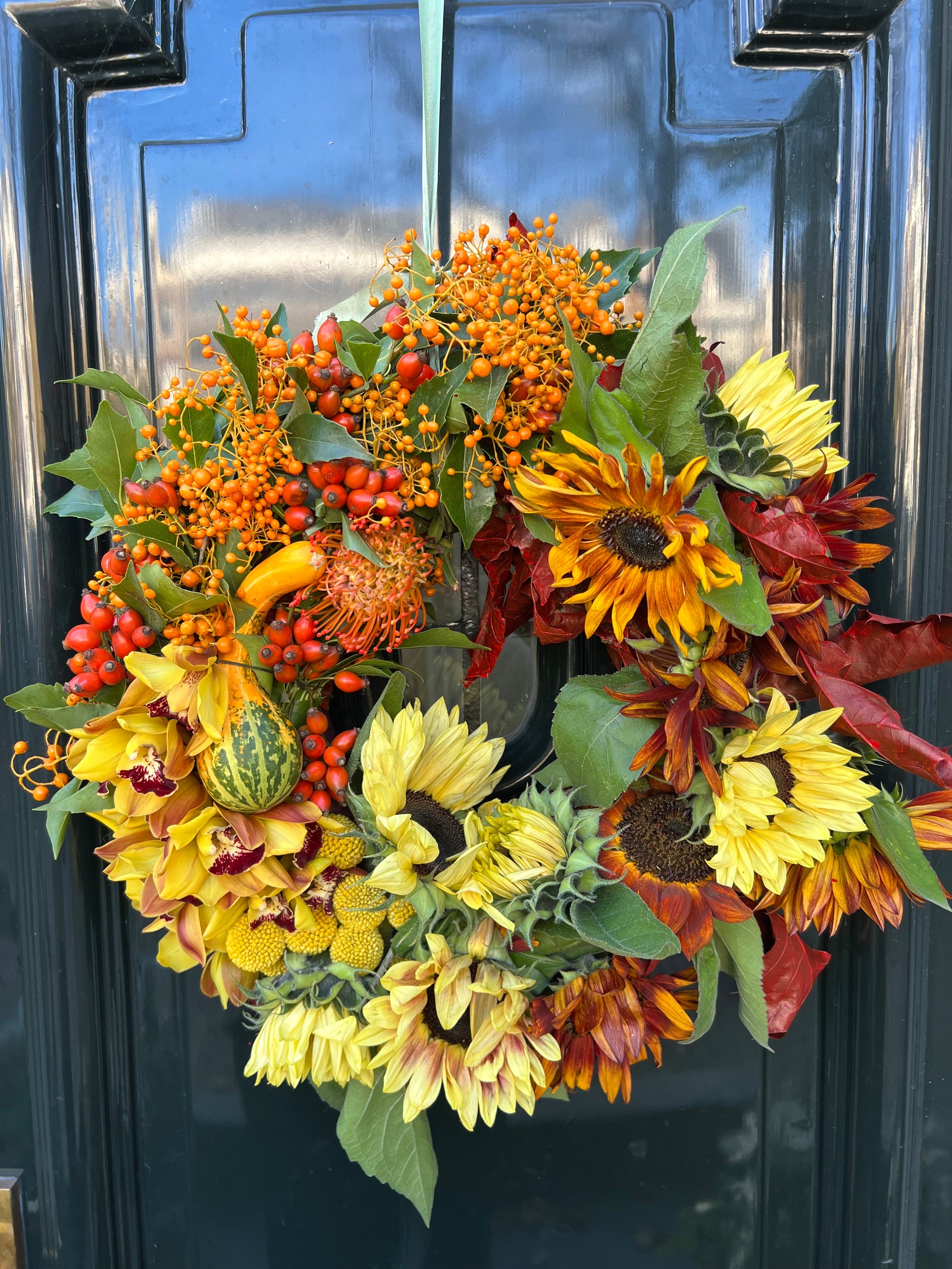 How to: Flower wreath - autumn edition